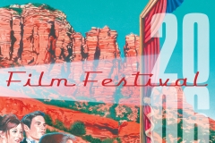 2006 Sedona Film Festival Poster. acrylics, plus Illustrator and Photoshop.