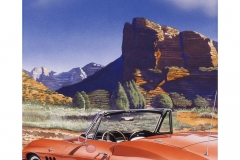 Sedona Vette, gouache, collection of Robert Jartz,