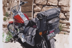 Jerome Harley, gouache and watercolor, collection of Janice Foley