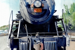 Old 29, watercolor, collection of the artist.