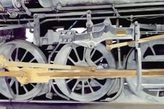 Steel Wheels, watercolor, collection of the artist.