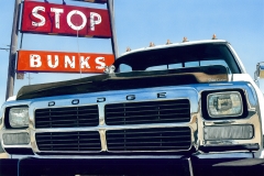Truck Stop Truck, gouache, commissioned by Robin Rowley May.