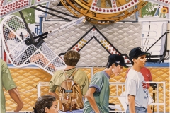 Zipper, Gouache, collection of the artist.